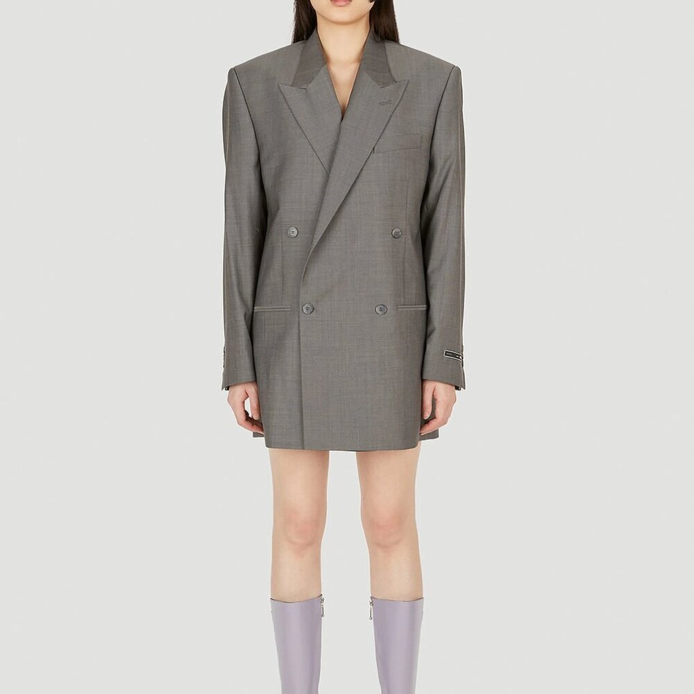 Eytys GREY ‘Miles’ double-breasted blazer - Women's S or Men's XS